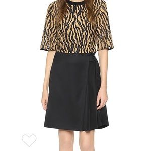 3.1 Phillip Lim tiger print combo dress